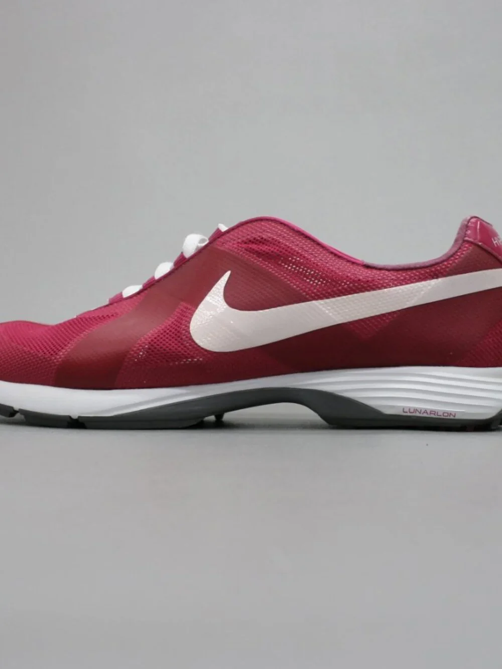 Nike Ladies 10.5 Lunar Summer Lite Pink Hyperfuse Golf Shoes Sneakers 483325-602 - Picture 2 of 12